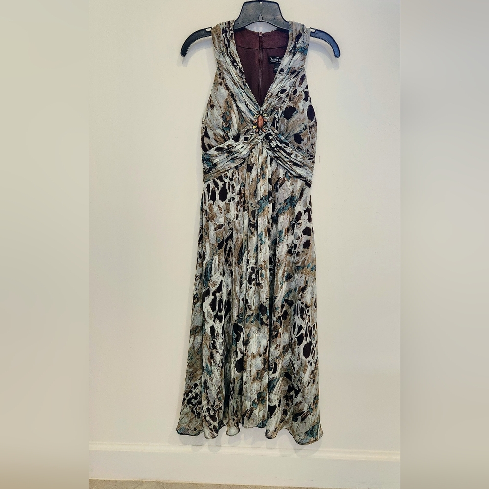 Jessica Howard Elegant Multicolor Sleeveless Dress